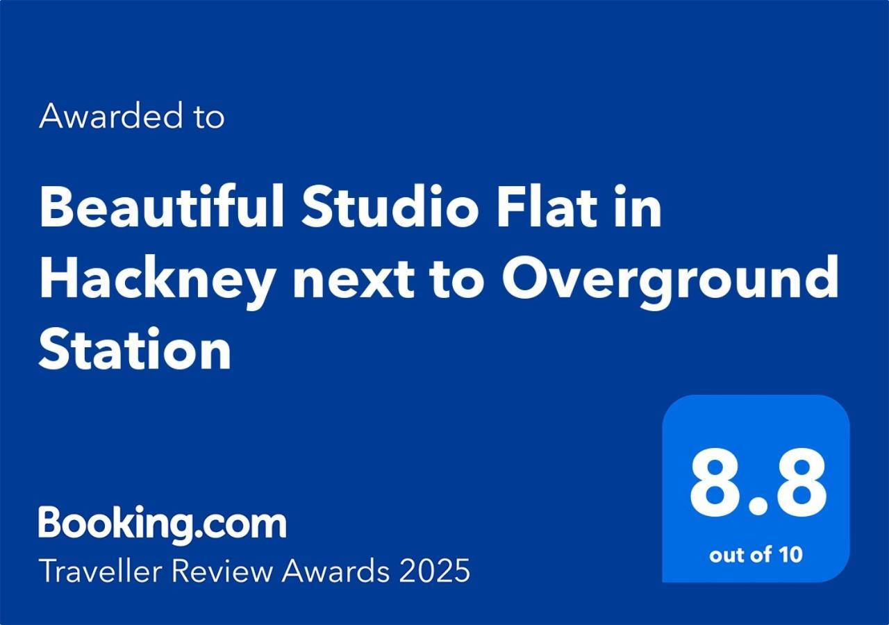 Beautiful Studio Flat In Hackney Next To Overground Station London Exterior photo